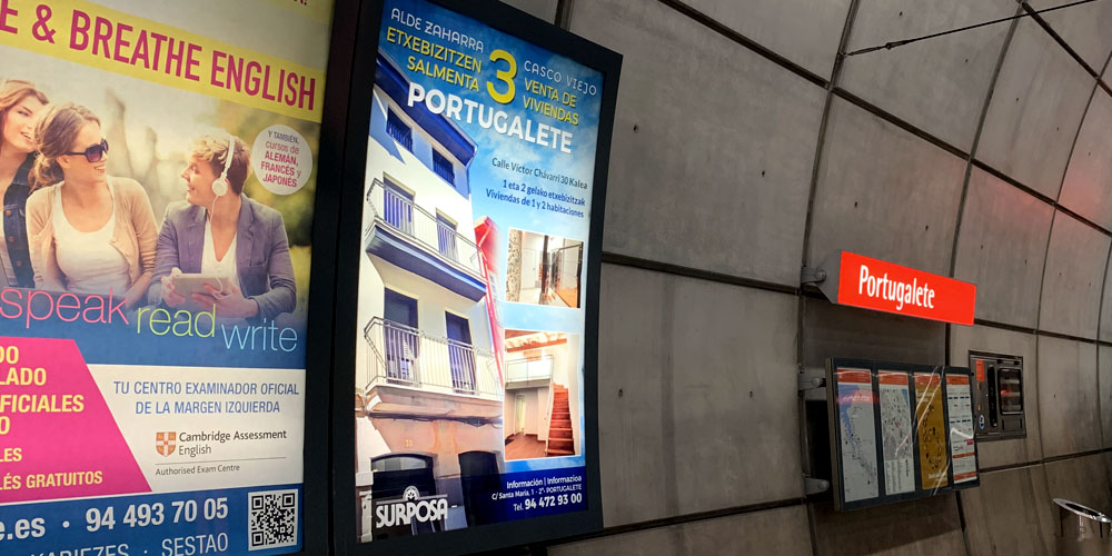 Publicidad Metro Bilbao Circuitos_Margen Izquierda
