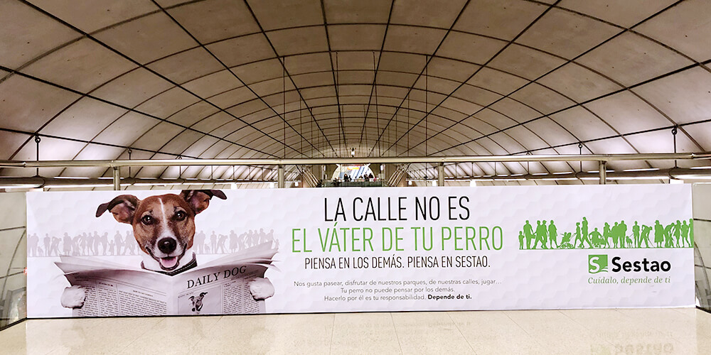 Publicidad Metro Bilbao Mezzaninas 2