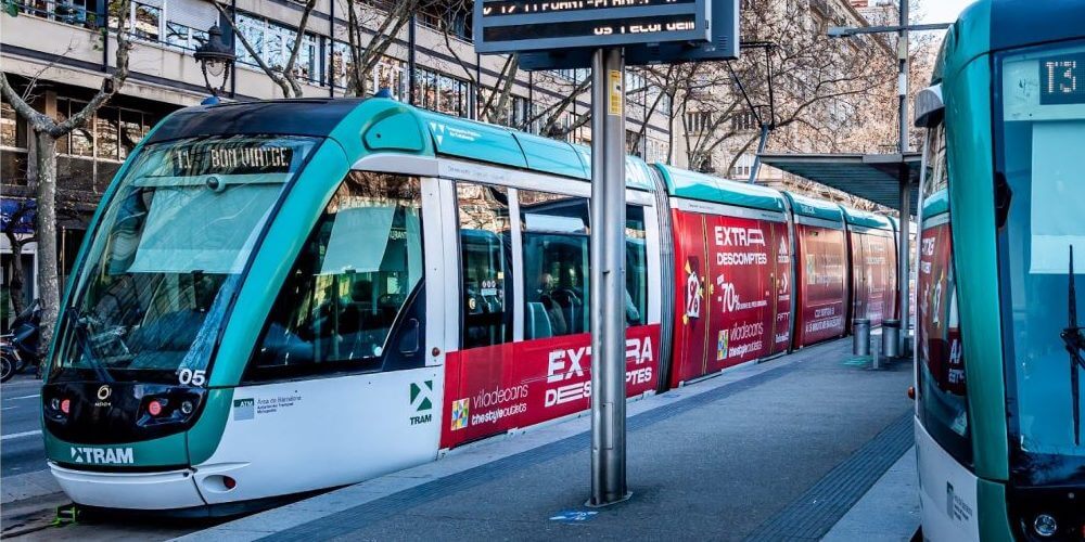 Publicidad Tranvia Barcelona
