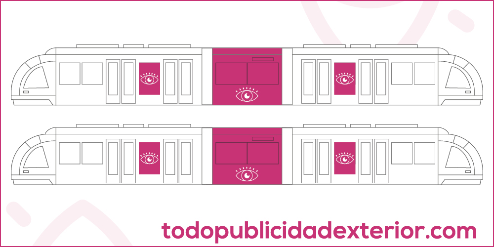 Publicidad Tranvia Bilbao_3 Vagones MIX_DT