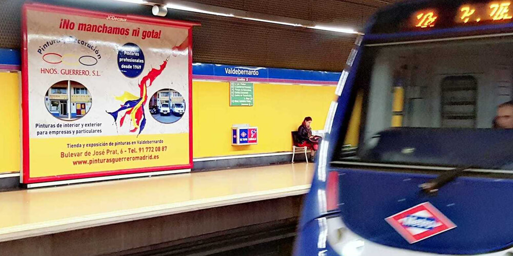 Publicidad Metro Madrid