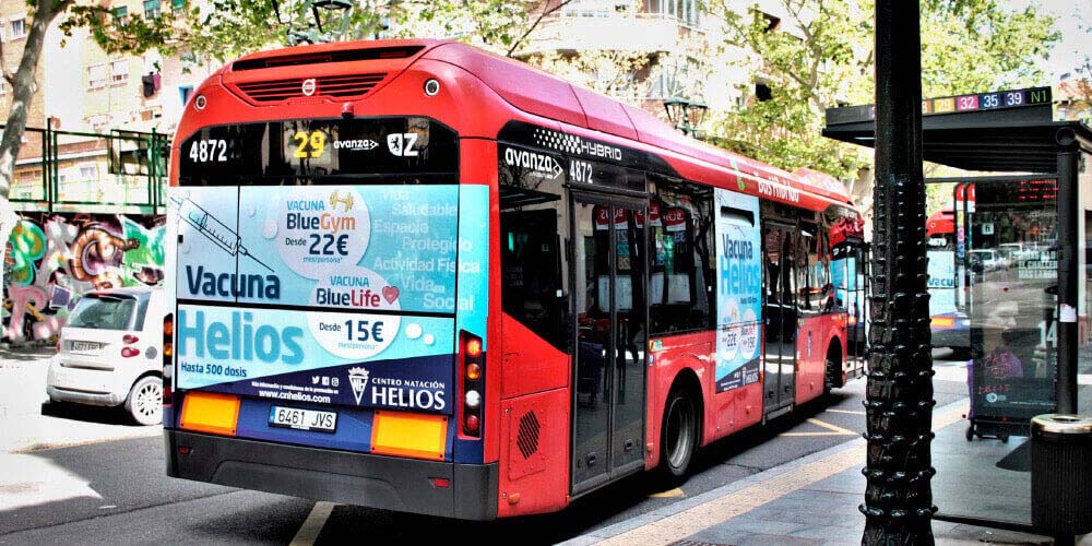 Publicidad Zaragoza Autobus_Rígido Gran Lateral Plus