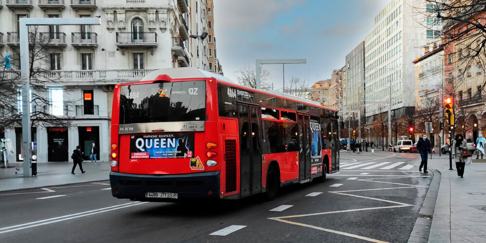 Publicidad Zaragoza Autobus_Rígido Gran Lateral