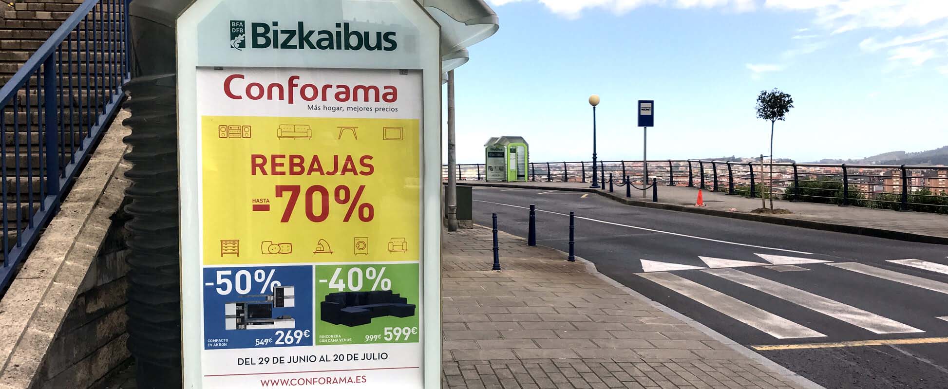 Publicidad Bizkaia Autobus Mupy
