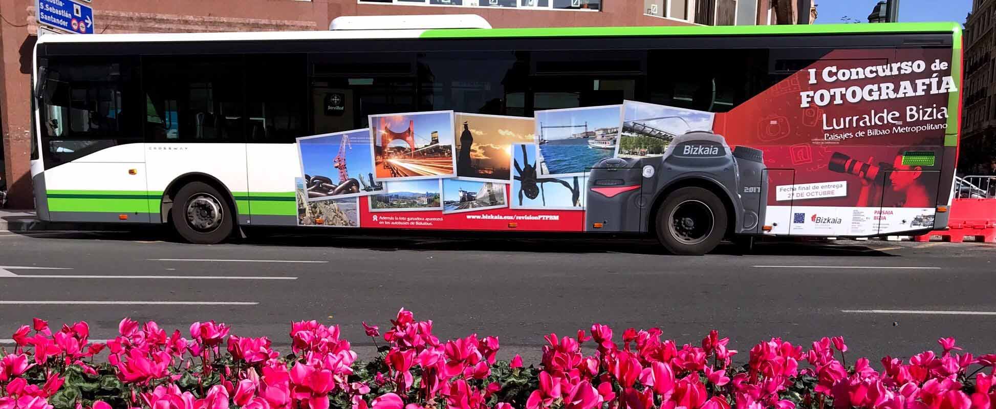Publicidad Bizkaia Autobus
