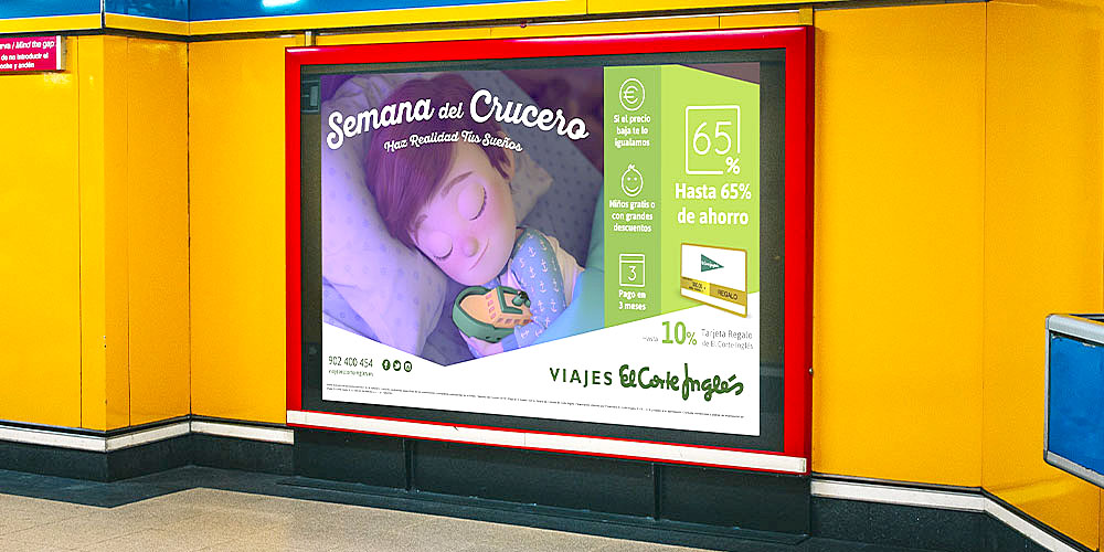 Publicidad Metro Madrid - Jet Oro