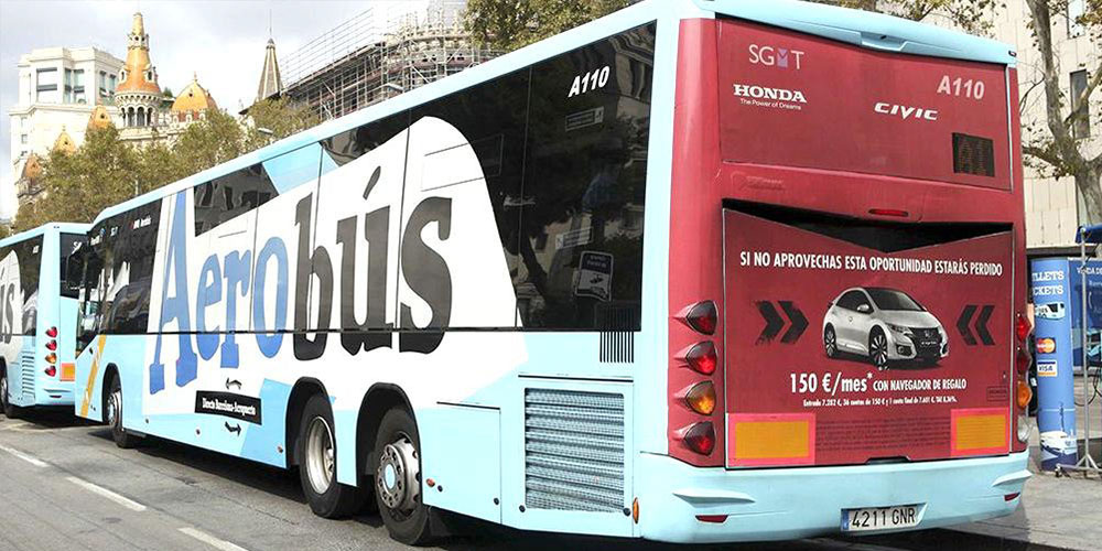 Publicidad Barcelona Aerobus