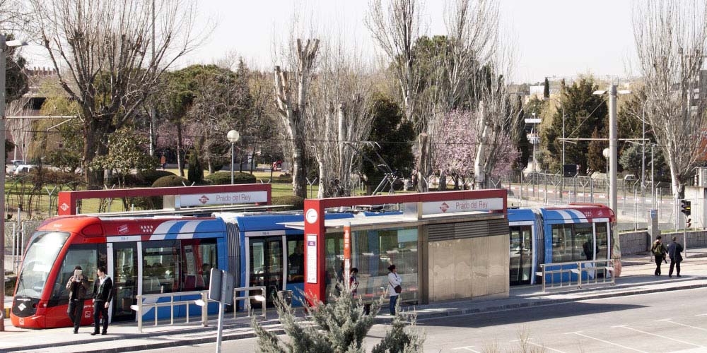Publicidad Metro Ligero Oeste Madrid
