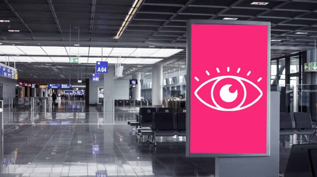 Publicidad en el Aeropuerto Madrid T2